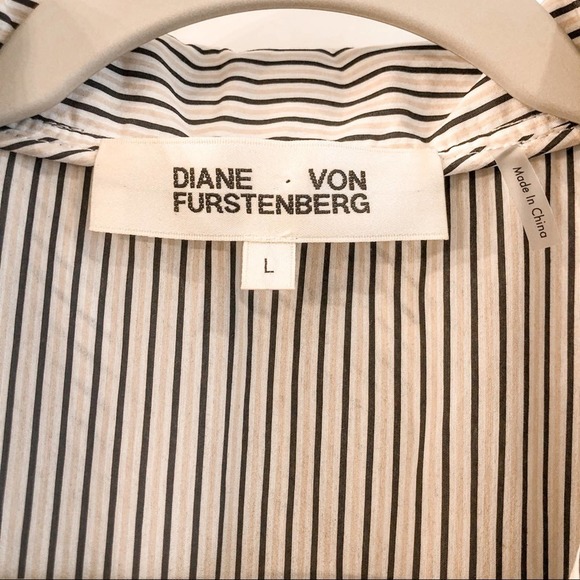 Diane Von Furstenburg Charleigh Wrap Dress Large - Picture 8 of 12